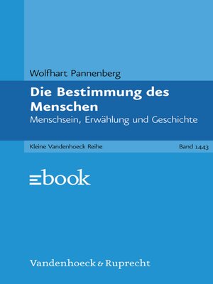 cover image of Die Bestimmung des Menschen